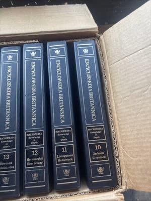Britannica Macropaedia Knowledge in Depth Volume 10-19 Accounting Hardcover - Thumbnail 2