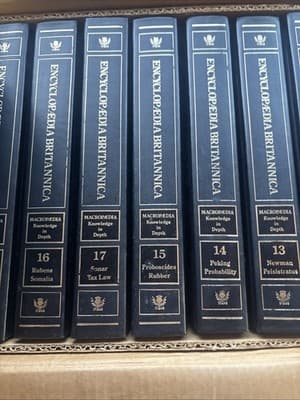 Britannica Macropaedia Knowledge in Depth Volume 10-19 Accounting Hardcover - Thumbnail 4