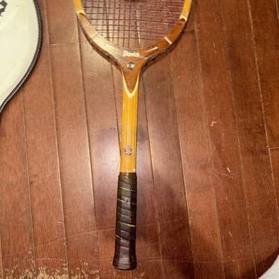 Vintage Davis HI-Point TAD Tennis Racket with cover - Thumbnail 6