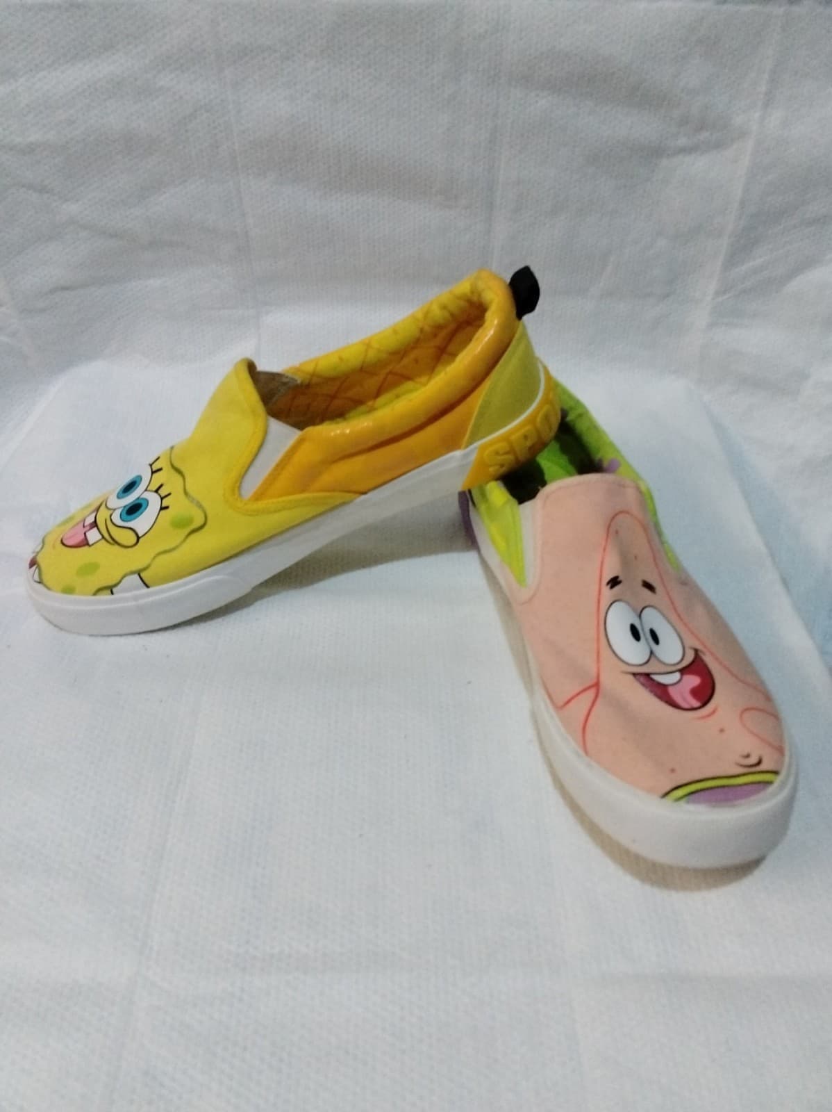 Nickelodeon SpongeBob Patrick Men's Canvas Slip-On Shoes Size 10 - Thumbnail 3