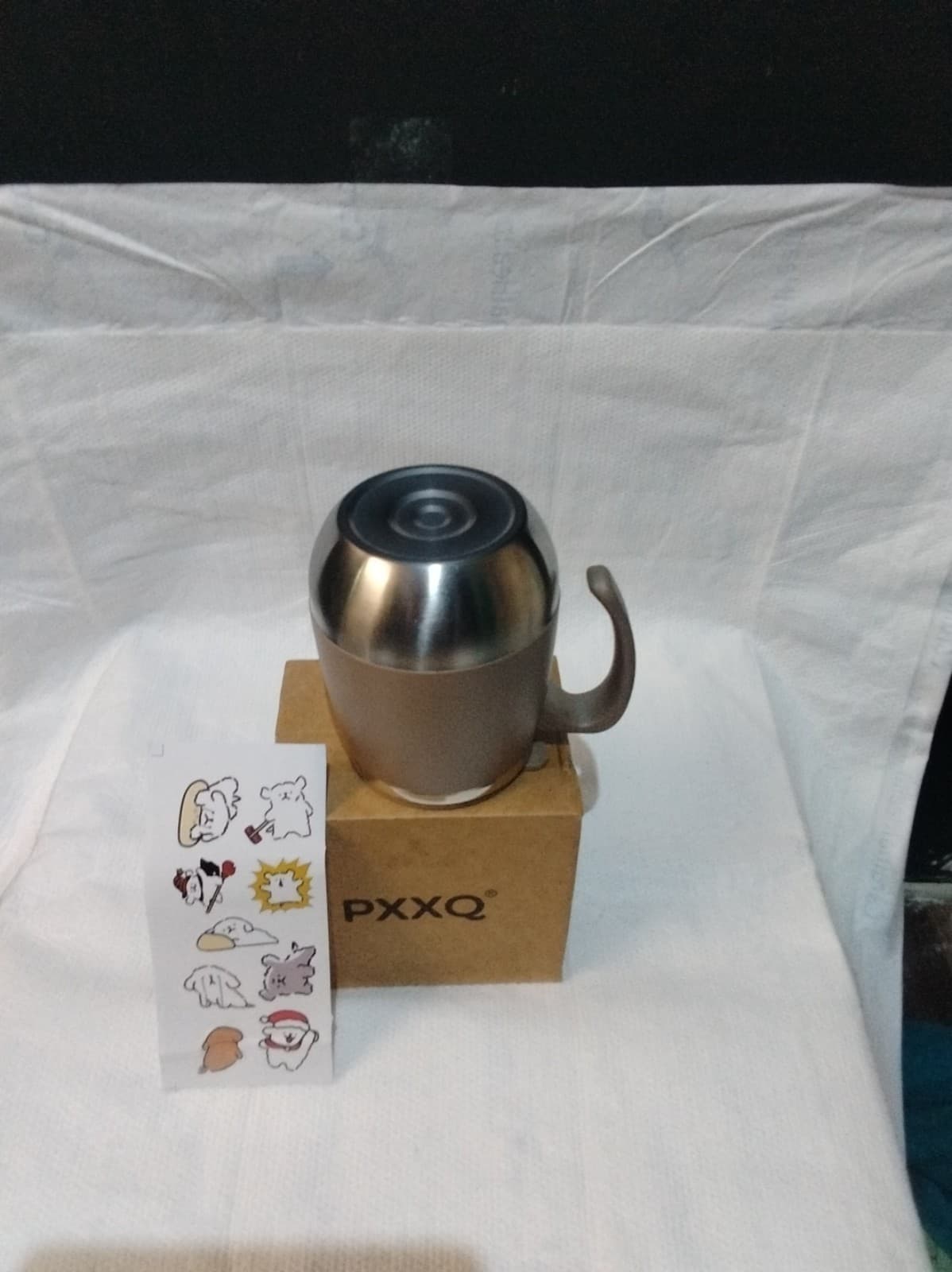 Coffee Cup PXXQ Brown And Crome - Thumbnail 2