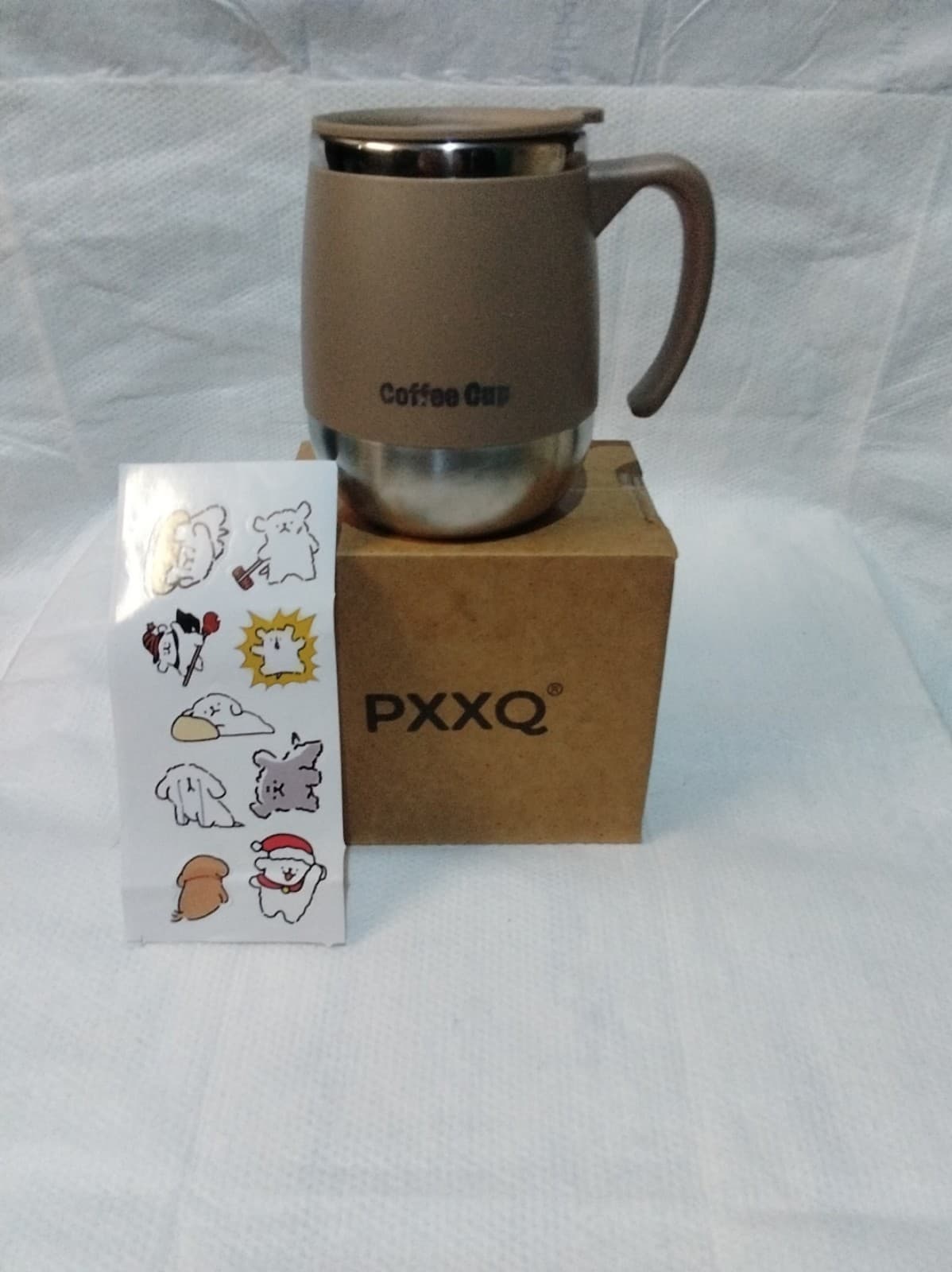 Coffee Cup PXXQ Brown And Crome - Thumbnail 3