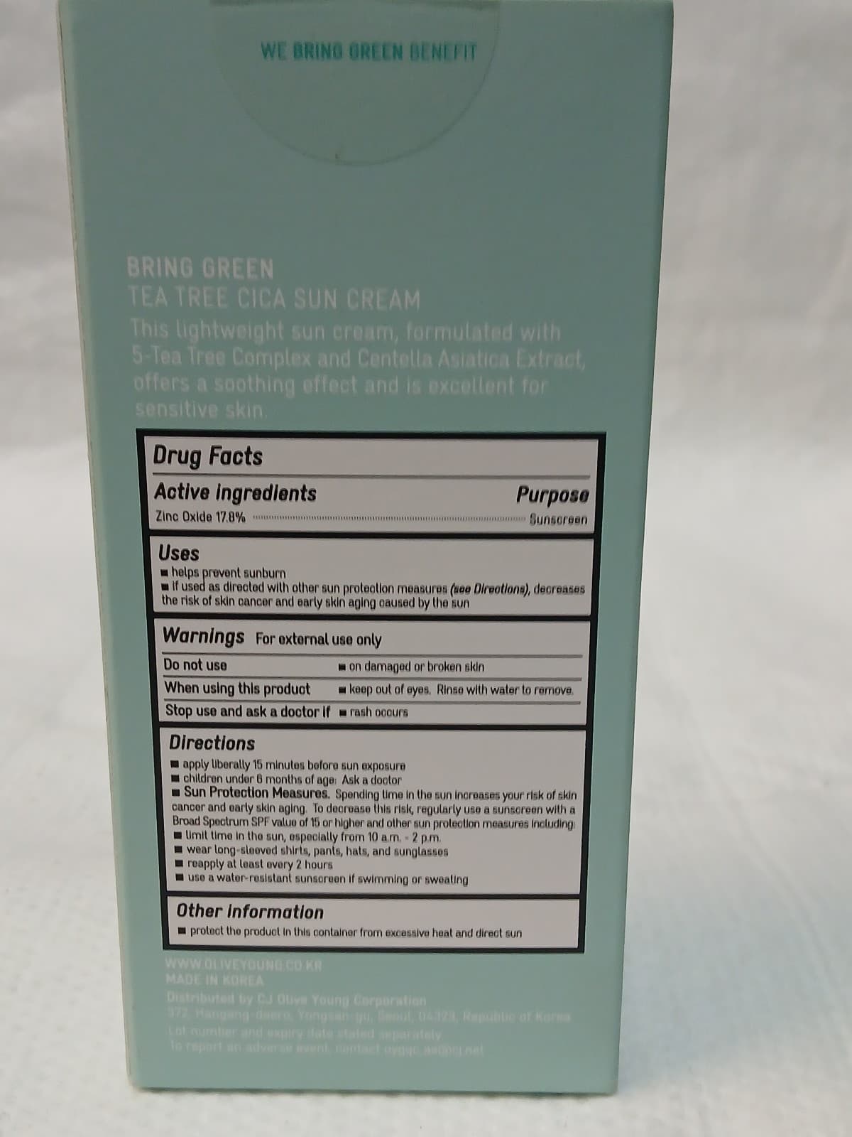Tea Tree Song Cream Bluegreen Broad Spectrum SPF 50 - Thumbnail 3