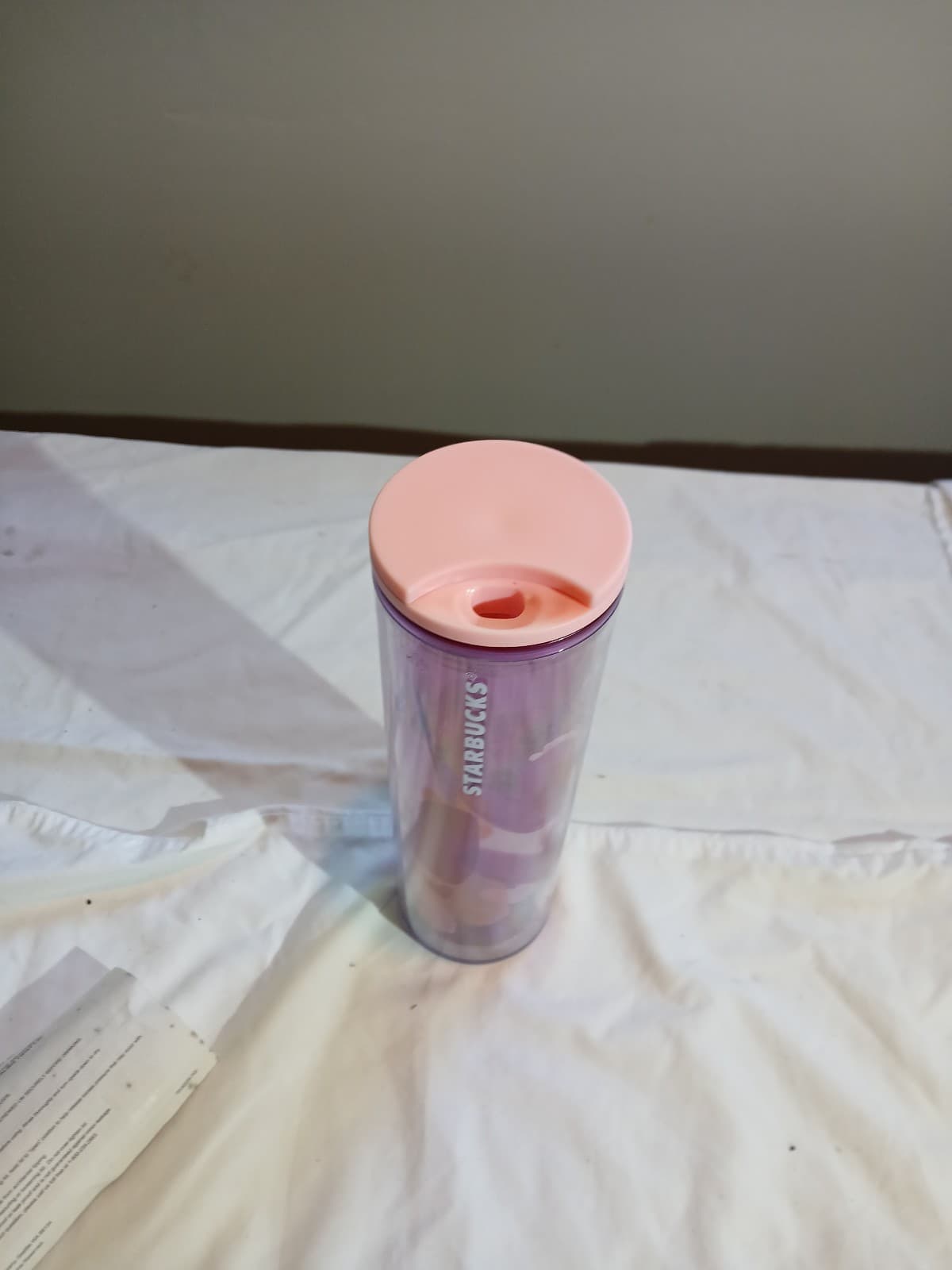 Starbucks Reusable Travel Tumbler Cup Purple with Pink Lid, Coffee & Tea - Thumbnail 4