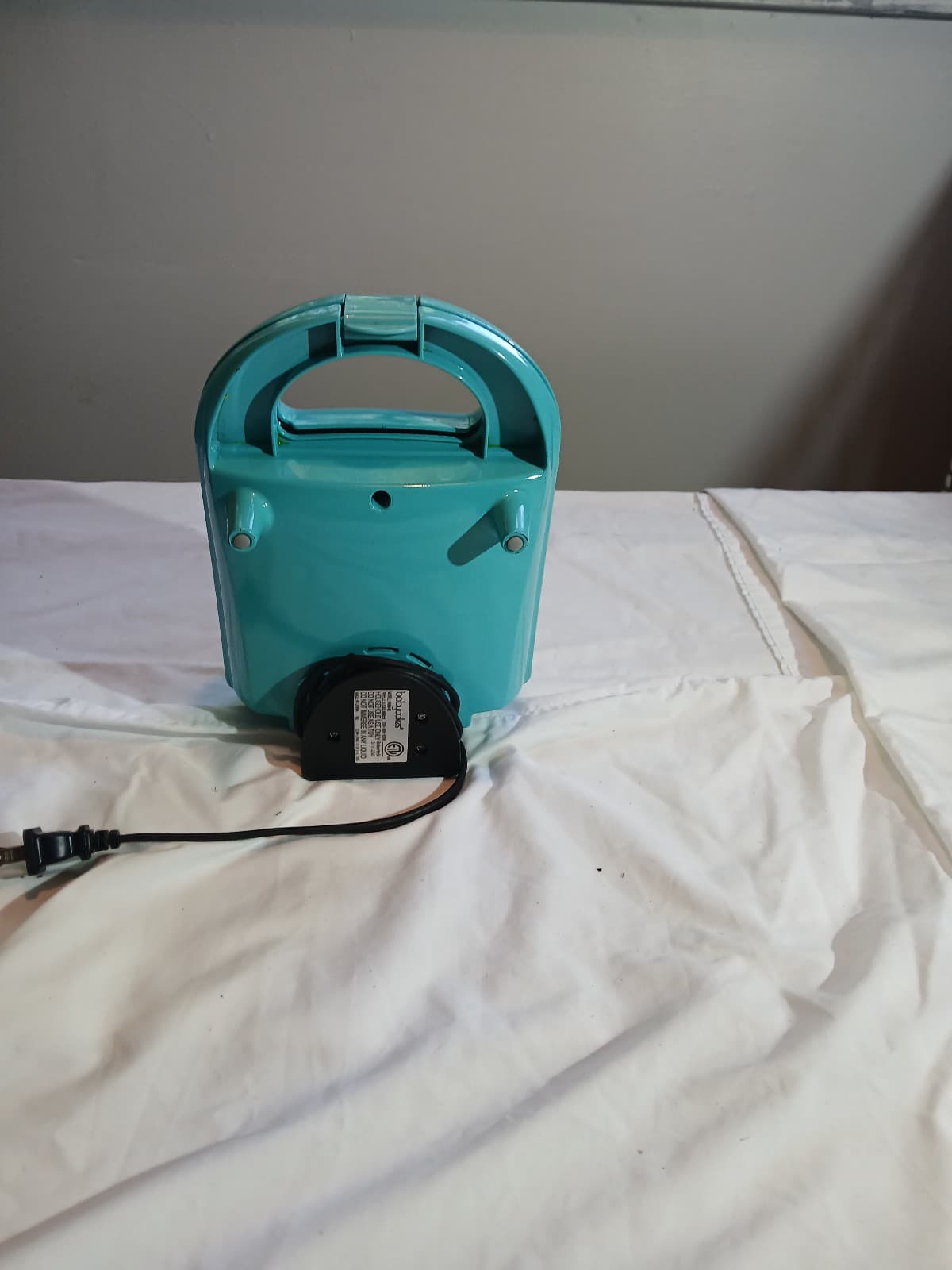 Babycakes MW-30 Mini Waffle Maker Blue 550W 120V Non-Stick Indicator Light - Thumbnail 4