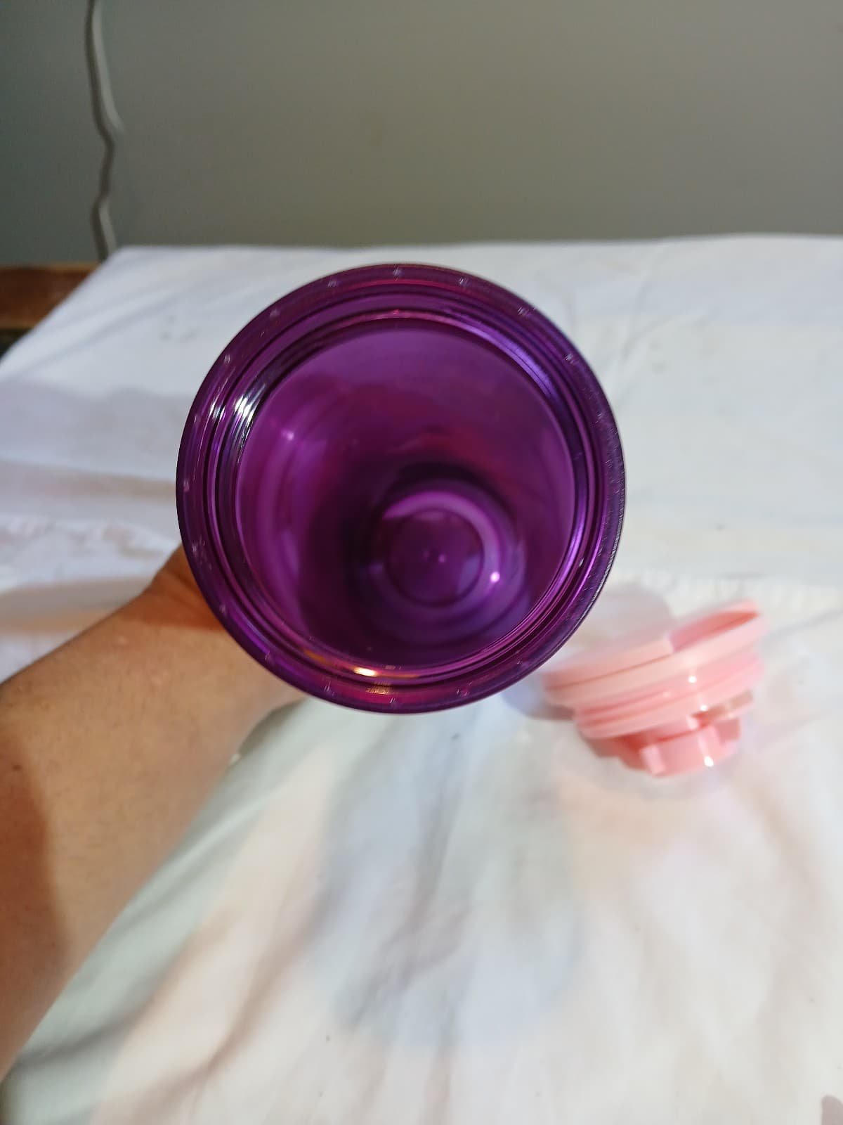 Starbucks Reusable Travel Tumbler Cup Purple with Pink Lid, Coffee & Tea - Thumbnail 2