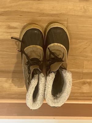 Sorel Women's Manitou Winter Snow Duck Boots Brown Waterproof Lined Size 9 - Thumbnail 3
