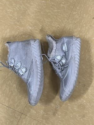 Disney x Sorel Out & About Frozen Waterproof Boots Silver Size 8.5 - Thumbnail 3