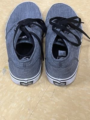 Vans Off The Wall 500714 Gray Casual Skate Shoes Low Top Lace up Men Size 10.5 - Thumbnail 6