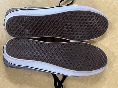 Vans Off The Wall 500714 Gray Casual Skate Shoes Low Top Lace up Men Size 10.5 - Thumbnail 7
