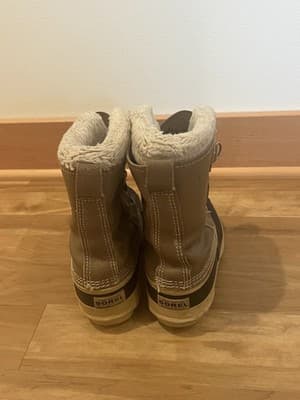 Sorel Women's Manitou Winter Snow Duck Boots Brown Waterproof Lined Size 9 - Thumbnail 6