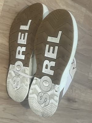 Sorel Out N About III Waterproof Mid Sneaker Womens 10 Nova Sand Chalk Lace Up - Thumbnail 5