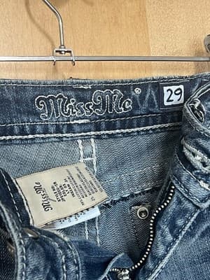 Miss Me Jeans With Embroidered Cross On Pocket Size 29 - Thumbnail 5