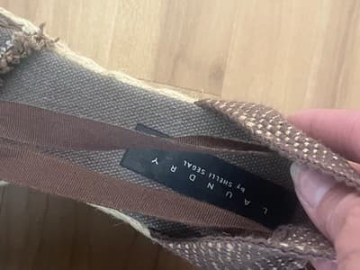 French laundry Espradille Wood Beige Size 10 Lace Up Sandals - Thumbnail 7