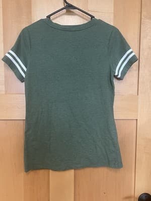 Green Bay Packers Shirt Size Small Womens NFL 47 Short Sleeve V Neck - Thumbnail 3