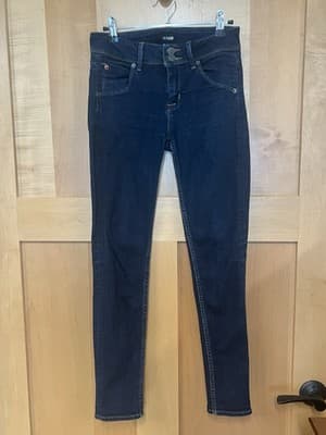 HUDSON Womens Designer Jax Denim Pants Boyfriend Skinny Jeans Trousers Size 26 - Thumbnail 2