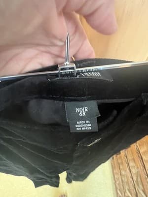White House Black Market Womens Pants Size 6R Noir Black Velvet Slim Leg - Thumbnail 7