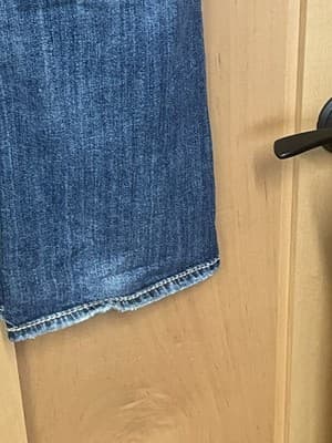Silver Jeans Pioneer Bootcut Distressed Thick Stitch Denim Jeans W32 L33 - Thumbnail 9