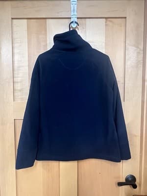 Calvin Klein Jacket Women's Medium Navy Performance Activewear Fleece Full Zip - Thumbnail 6