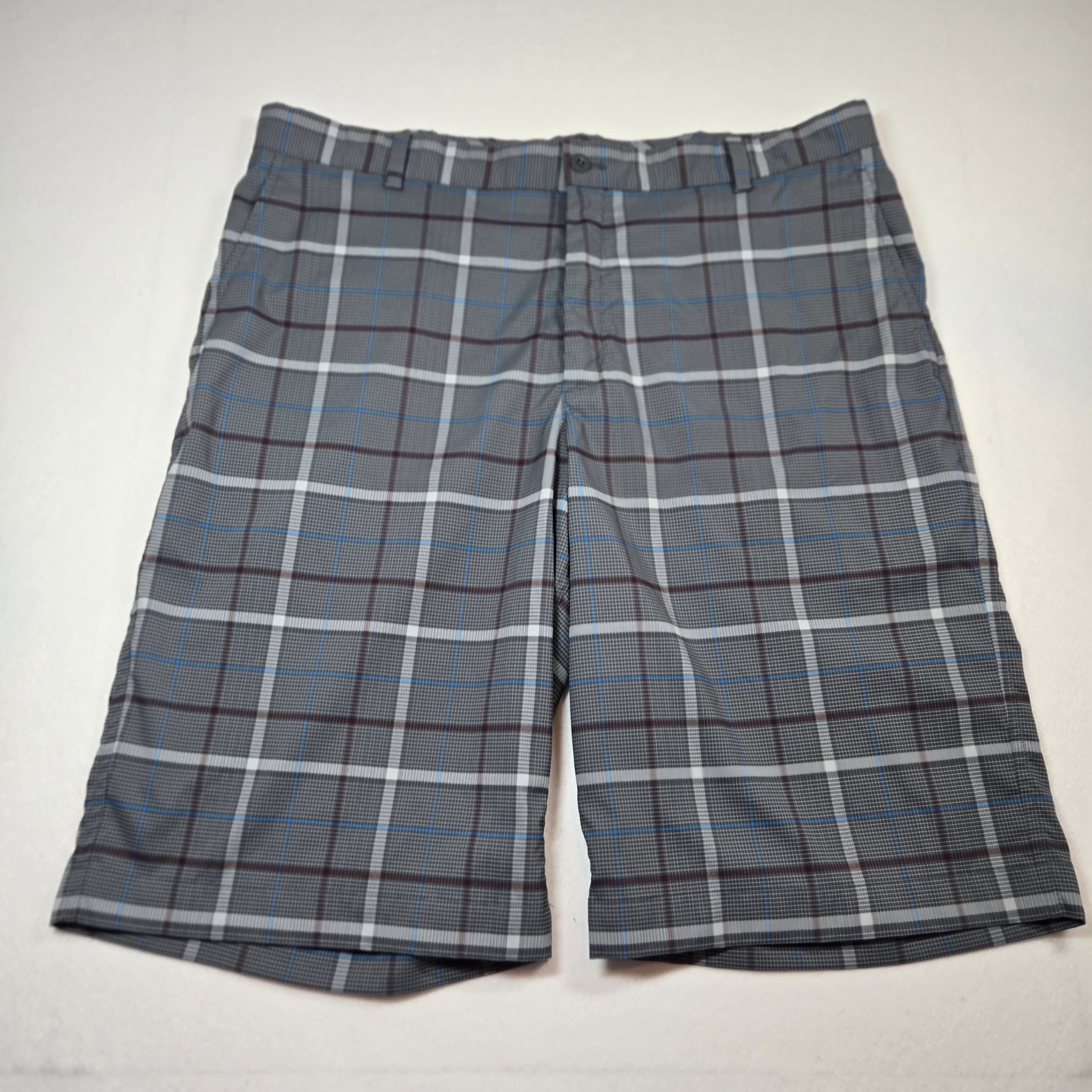 Nike Men's Plaid Golf Shorts Size 36x11