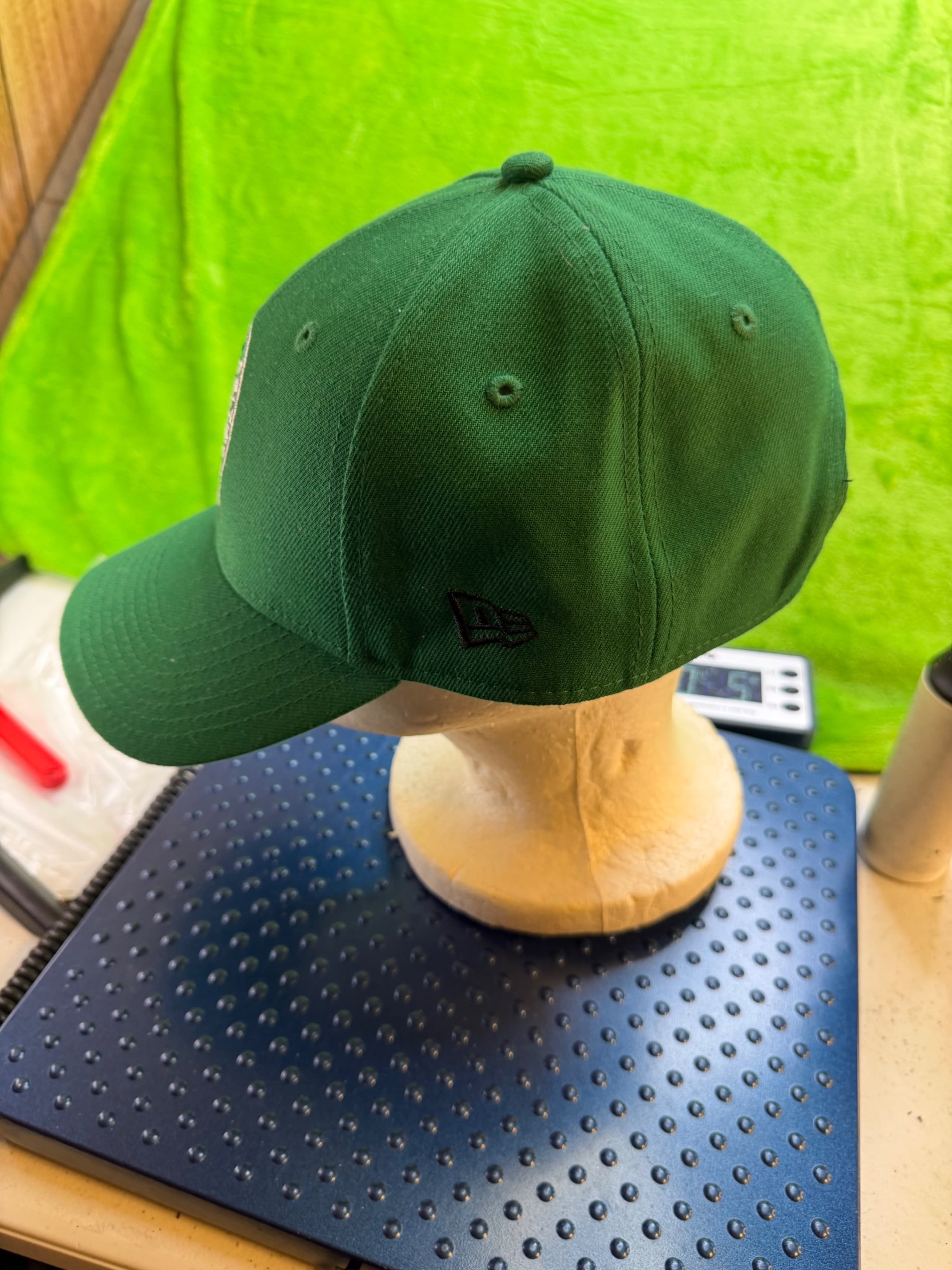 New Era 9FORTY Boston Celtics NBA The League Adjustable Hat OSFA Green - Thumbnail 3