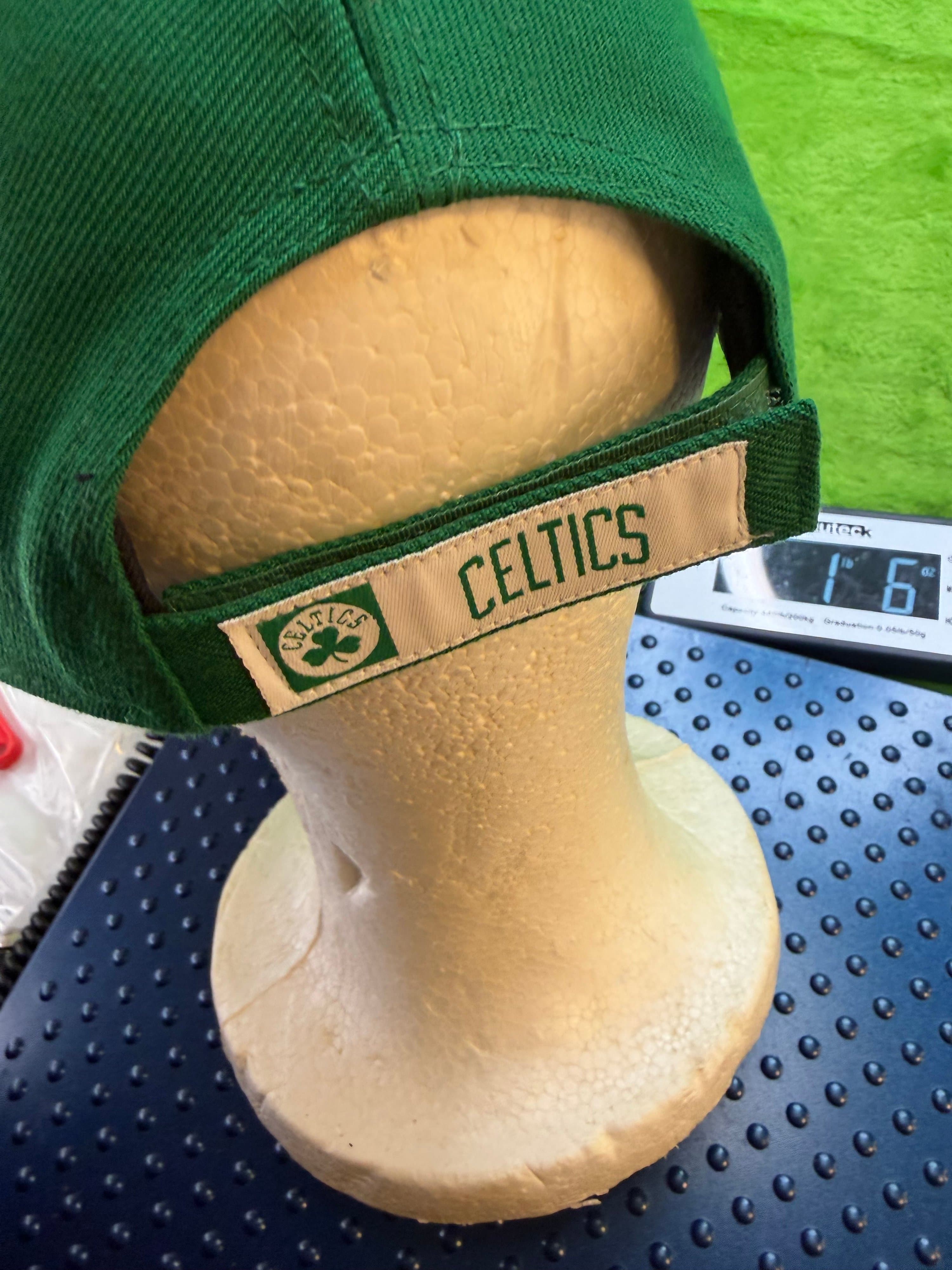 New Era 9FORTY Boston Celtics NBA The League Adjustable Hat OSFA Green - Thumbnail 4