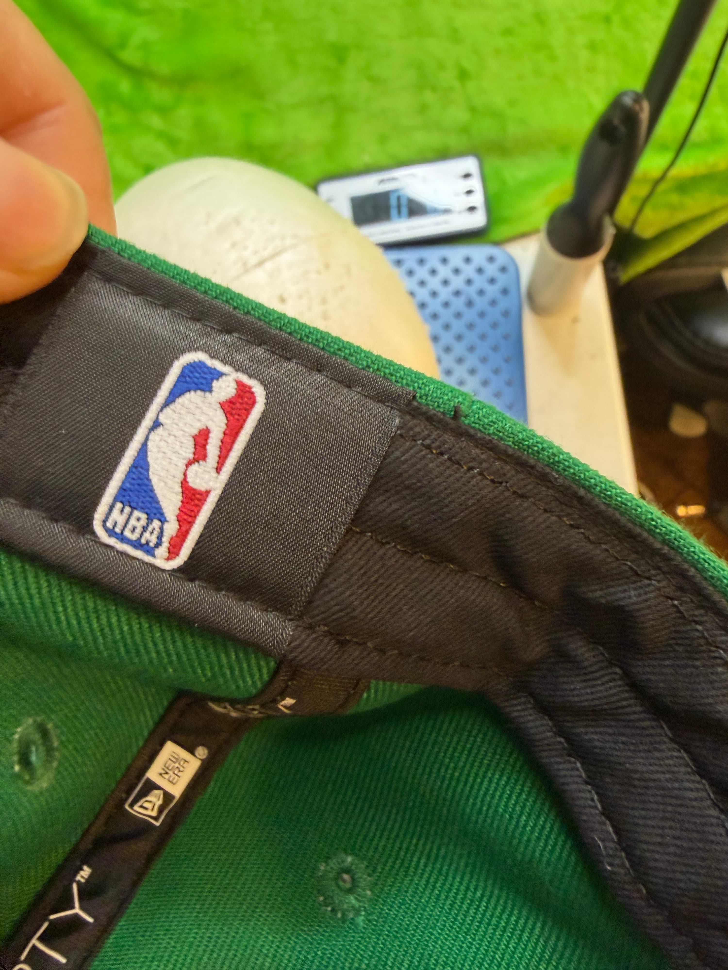New Era 9FORTY Boston Celtics NBA The League Adjustable Hat OSFA Green - Thumbnail 8