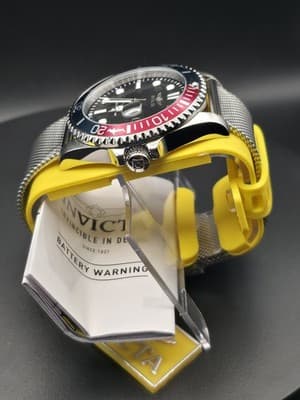 Invicta Pro Diver Curve 47176 Men’s 43mm Pepsi Bezel Mesh Bracelet Watch - Thumbnail 3