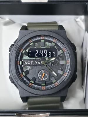Invicta Activa ACW2355-001 Men’s Digital Army Green Watch New