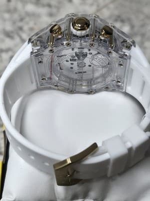 Invicta Racing Vaulthan 69689 Men’s Watch 44mm White Gold Skeleton Dial RARE - Thumbnail 3