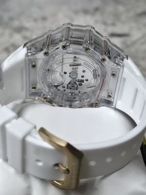 Invicta Racing Vaulthan 69689 Men’s Watch 44mm White Gold Skeleton Dial RARE - Thumbnail 2