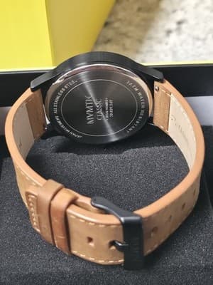 MVMT Classic Black Red Watch 45 MM For Men 3 ATM - Thumbnail 2