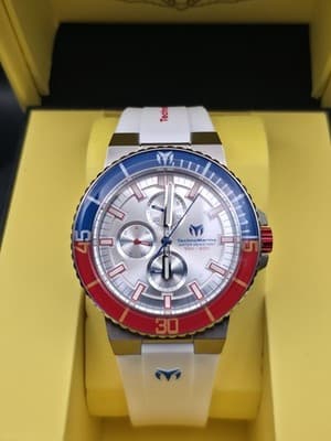 TechnoMarine Racing Legends TM-525037 Men’s 43mm White Silicone Watch - Thumbnail 2