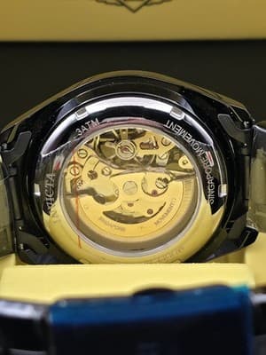 Invicta Objet D’Art Glyph 69761 Automatic Skeleton Dial Black Men’s Watch 43mm - Thumbnail 3