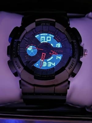Activa Pixel X ACW499-012 Unisex 50mm Digital Black Sport Watch - Thumbnail 2