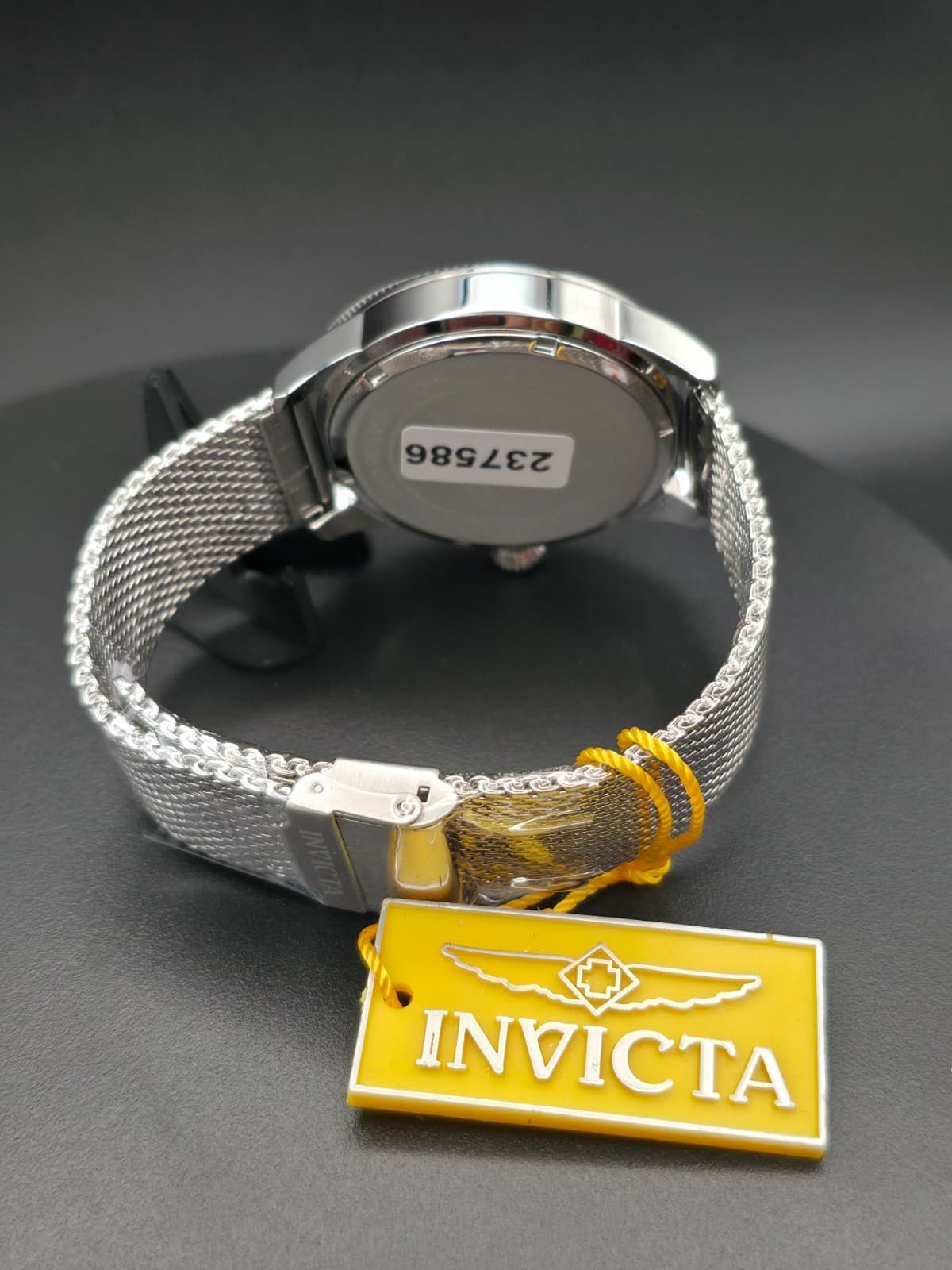 Invicta Vintage 47134 Men's 44mm Multifunction Black Dial Steel Watch Quartz New - Thumbnail 2