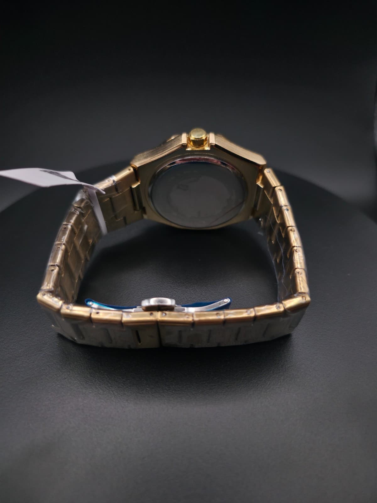 Montres Prestige MPW-0247 Men's 44mm Gold Tone Watch Quartz New w/ Box - Thumbnail 3