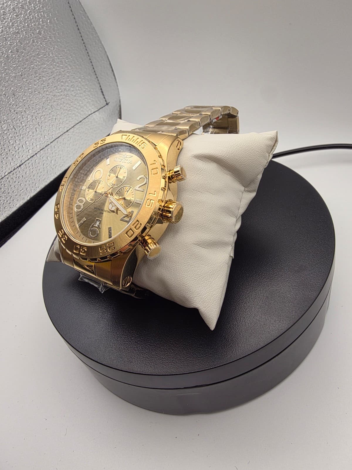 Invicta 1270 Specialty Pulse Men's Gold Stainless Steel Watch New w/Box - Thumbnail 2
