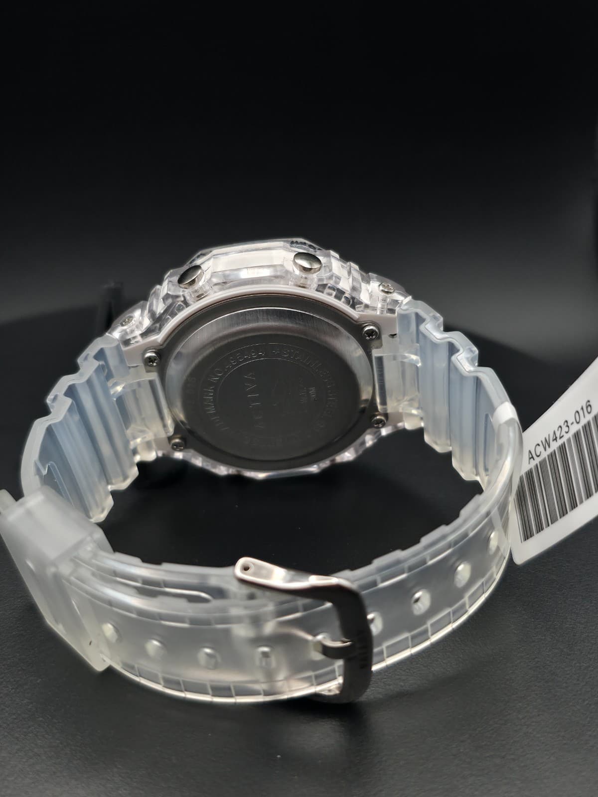 Activa Recon ACW423-016 Unisex 45.5mm Digital Watch Clear White Sport New - Thumbnail 2