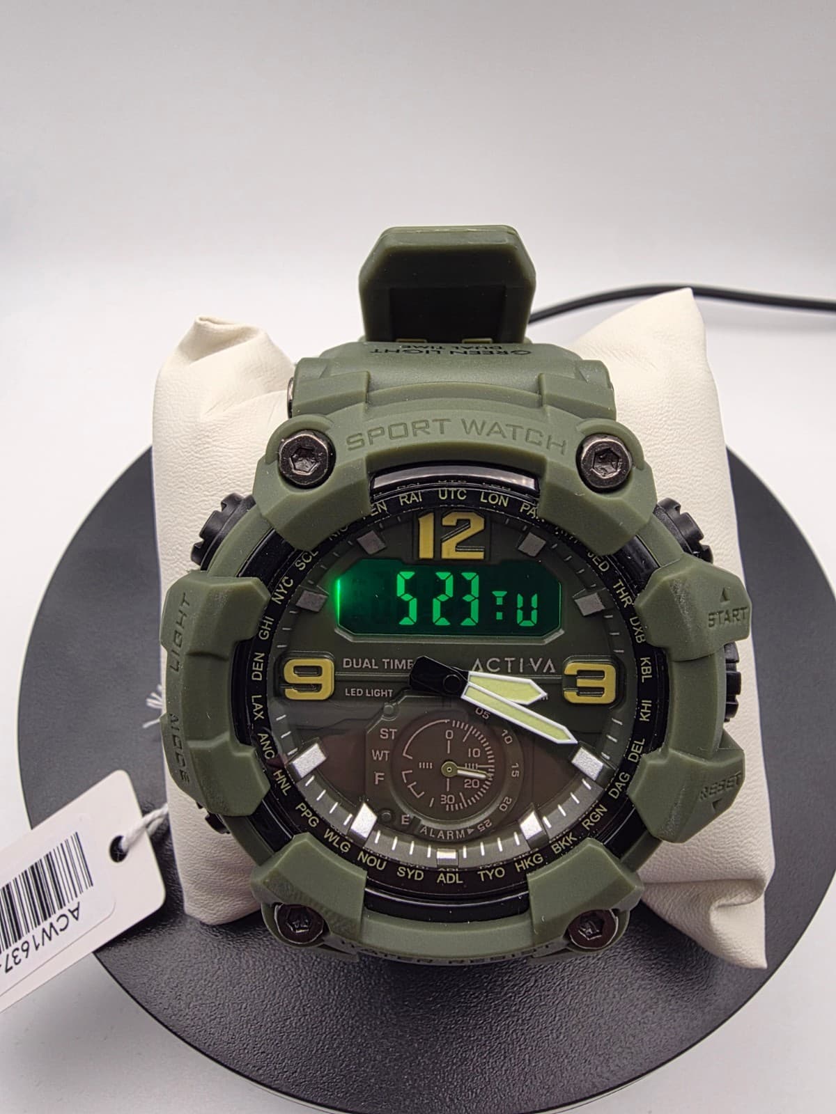 Activa Vextron X Invicta Digital Men's Watch - 52mm, Army Green (ACW1637-007)NIB - Thumbnail 2