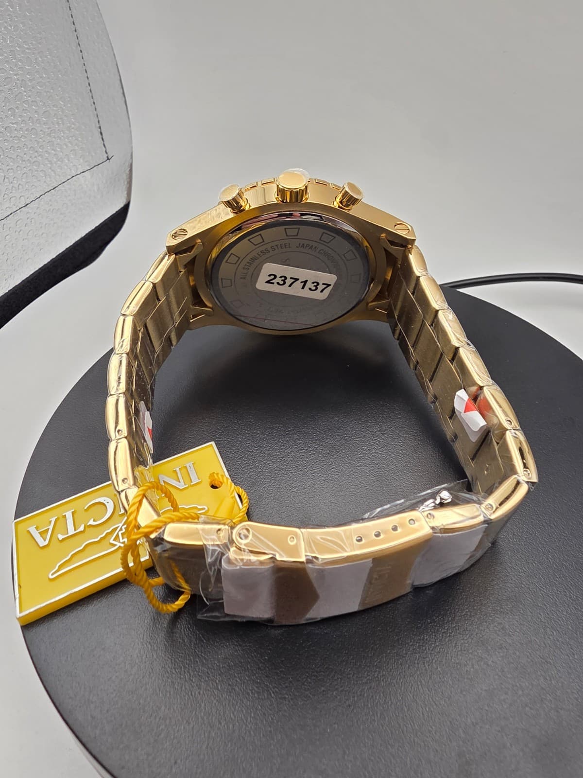 Invicta 1270 Specialty Pulse Men's Gold Stainless Steel Watch New w/Box - Thumbnail 3