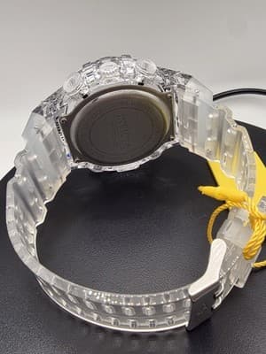 Invicta Racing Digital Watch Men Clear Chrono Round Translucent 49041 - 52mm - Thumbnail 3