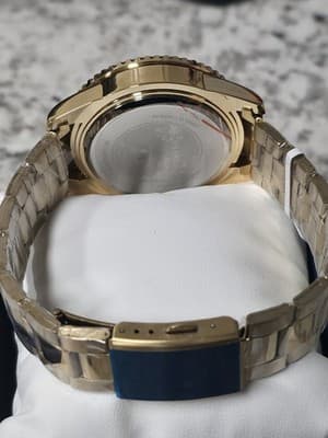 Montres Prestige MPW-0623 Gold Black Copper Dial Watch New - Thumbnail 3