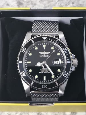 Invicta Grand Diver Bastion Automatic 47mm Steel Black 47964 Rare!!! BNIB