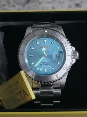 Invicta Pro Diver Novalix 50569 – 40mm Steel – Light Blue Dial - Thumbnail 2