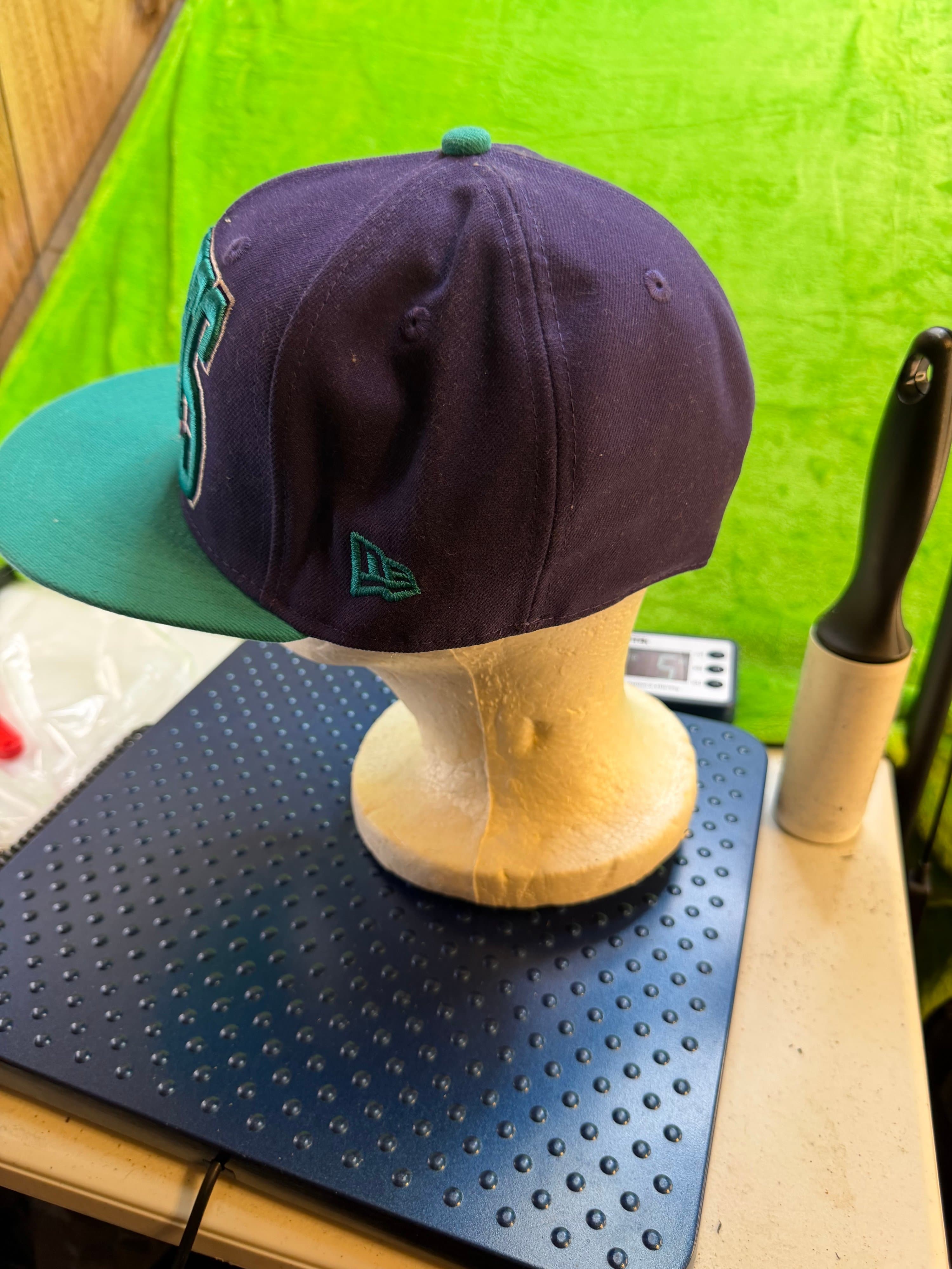 New Era 59FIFTY Charlotte Hornets Hardwood Classics Fitted Hat 7 1/4 - Thumbnail 3