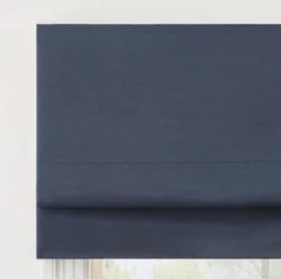Faux Silk Blackout Cordless Roman Shade - Multiple Sizes and Colors - Thumbnail 2