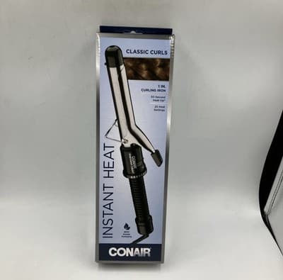 Conair Instant Heat Curling Iron 1.0" Barrel - Classic Curls - Thumbnail 3