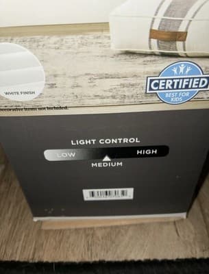 Better Homes & Gardens 2" Cordless Faux Wood Horizontal Blinds, White 35x48 - Thumbnail 3