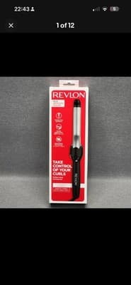 Revlon Perfect Heat 1" Ceramic Barrel Curling Iron 30 Heat Settings Auto Shutoff - Thumbnail 5